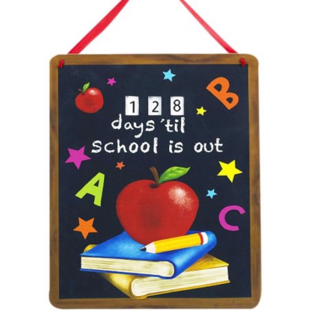 School Day Countdown Sign is NWT